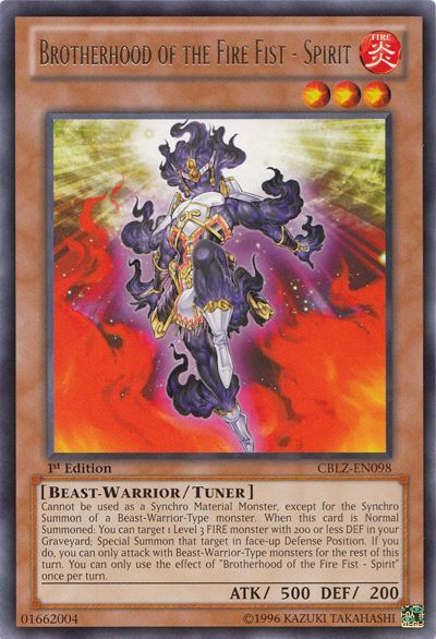 CBLZ-EN098 Brotherhood of the Fire Fist - Spirit Rare