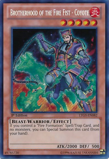 LTGY-EN082 Brotherhood of the Fire Fist - Coyote Secret Rare