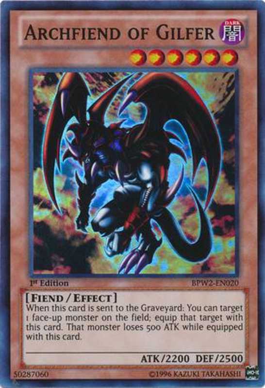 BPW2-EN020 Archfiend of Gilfer Super Rare