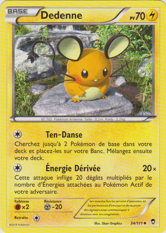 XY3_34/111 Dedenne Peu commune