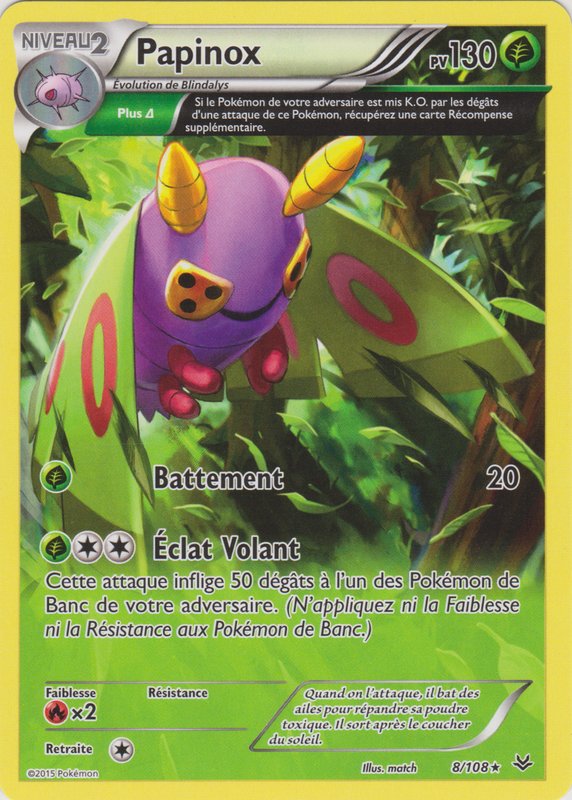 XY6_8/108 Papinox Rare