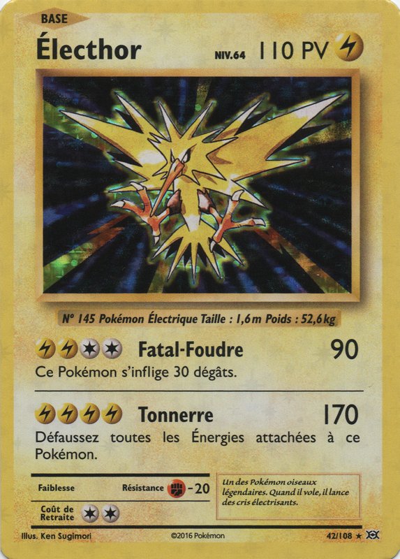 XY12_42/108 Électhor Holo Rare