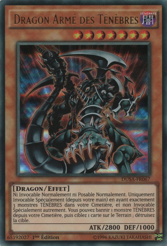 DUSA-FR067 Dragon Armé des Ténèbres Ultra Rare