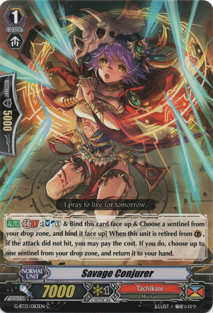 G-BT13/083EN Savage Conjurer Common (C)