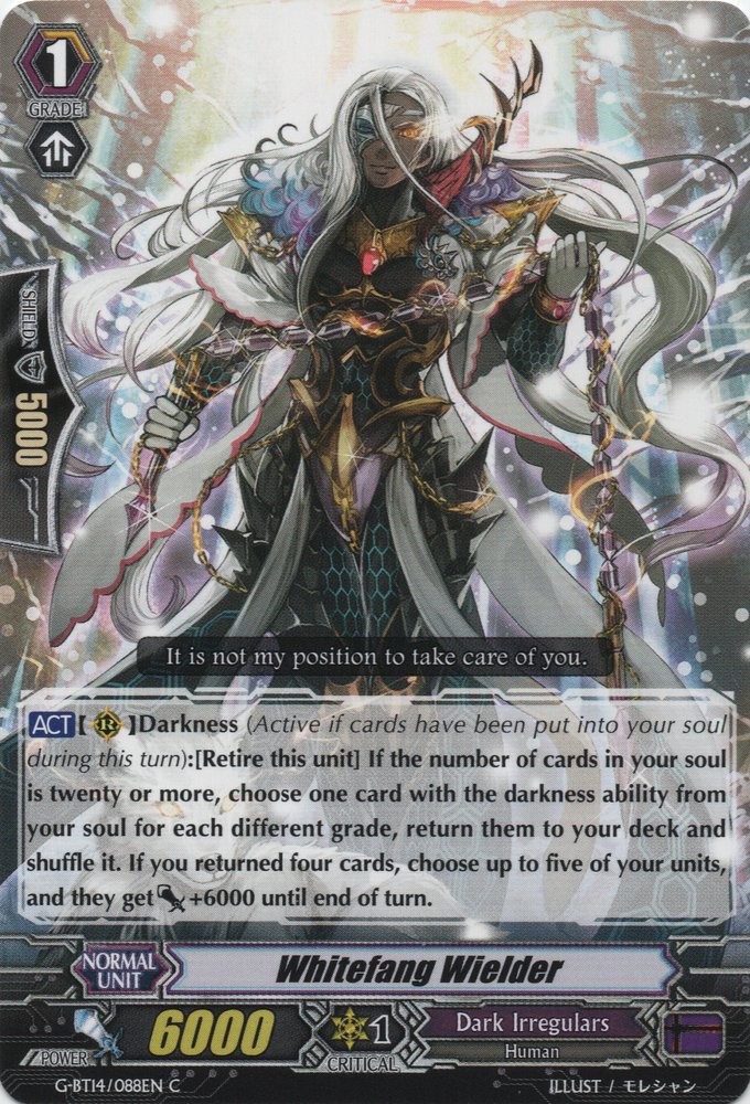 G-BT14/088EN Whitefang Wielder Common (C)