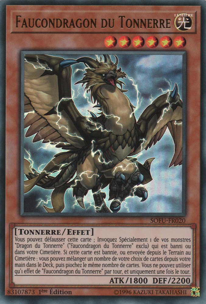 SOFU-FR020 Faucondragon du Tonnerre Ultra Rare