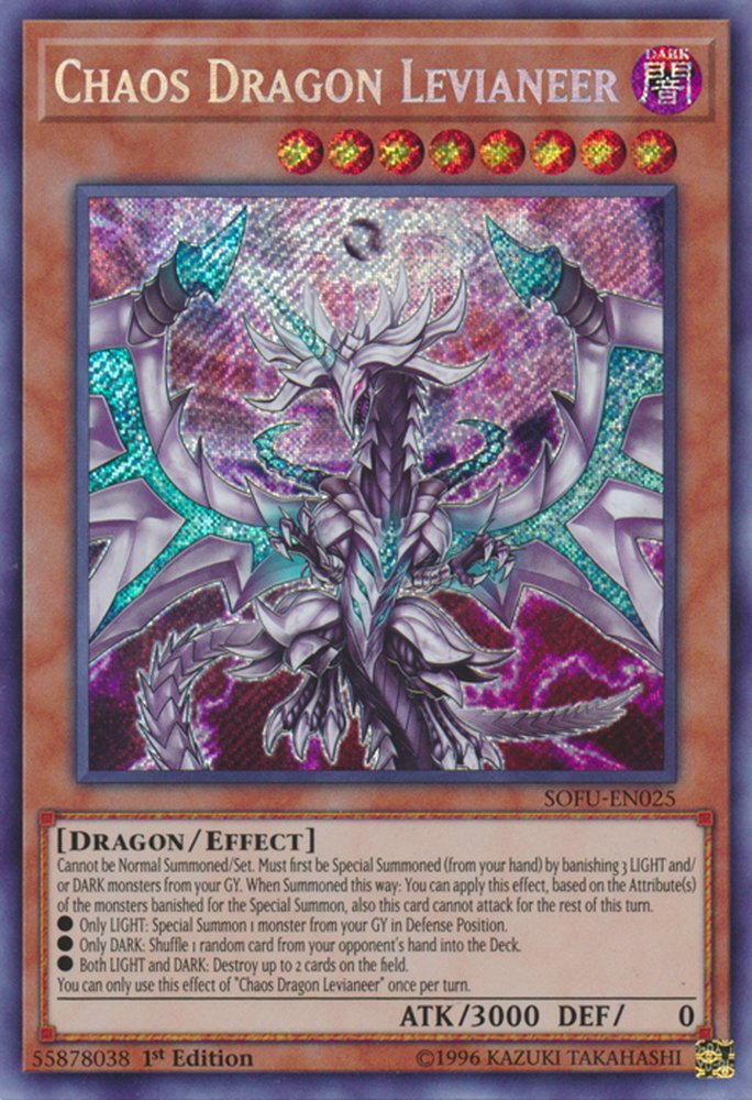 SOFU-EN025 Chaos Dragon Levianeer Secret Rare