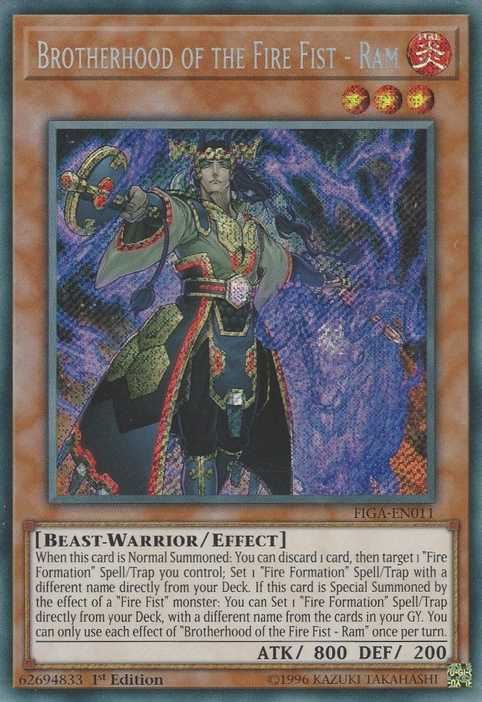 FIGA-EN011 Brotherhood of the Fire Fist - Ram Secret Rare