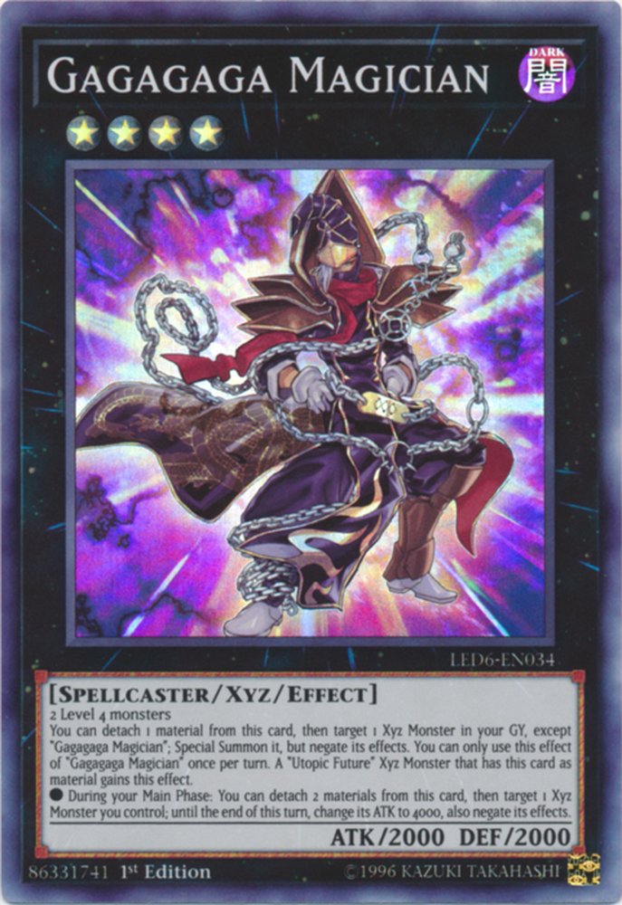 LED6-EN034 Gagagaga Magician Super Rare