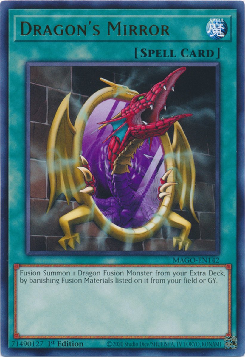 MAGO-EN142 Dragon's Mirror Rare (Or)