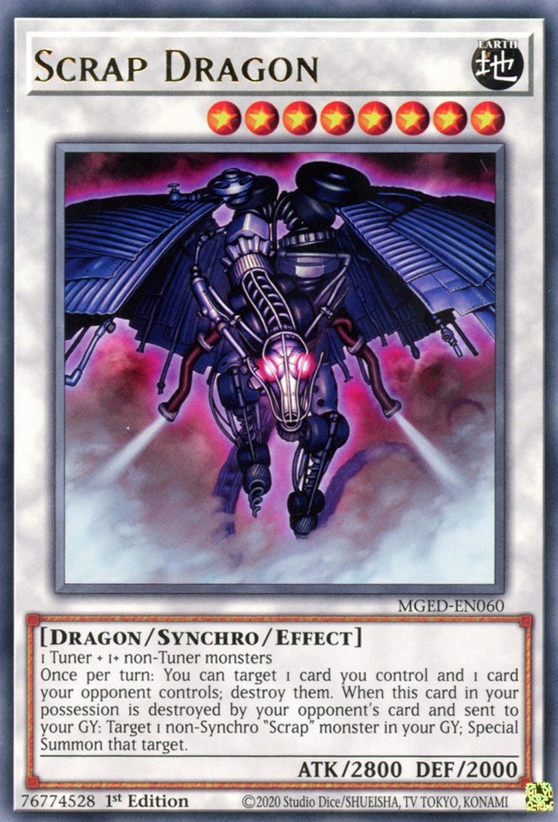 MGED-EN060 Scrap Dragon Rare (Or)