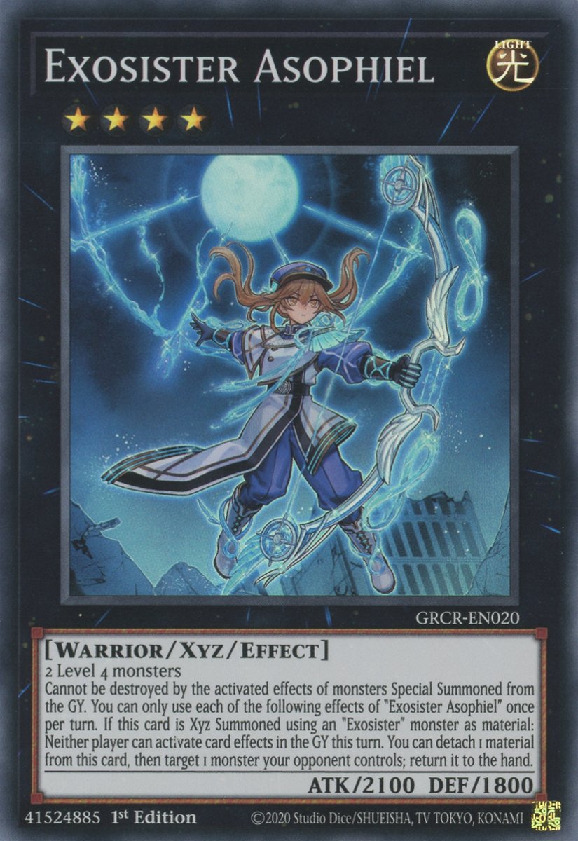 GRCR-EN020 Exosister Asophiel Super Rare