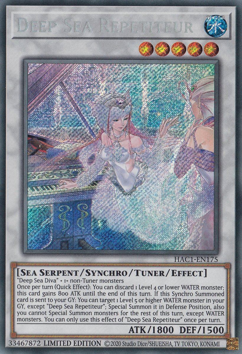 HAC1-EN175 Deep Sea Repetiteur Secret Rare