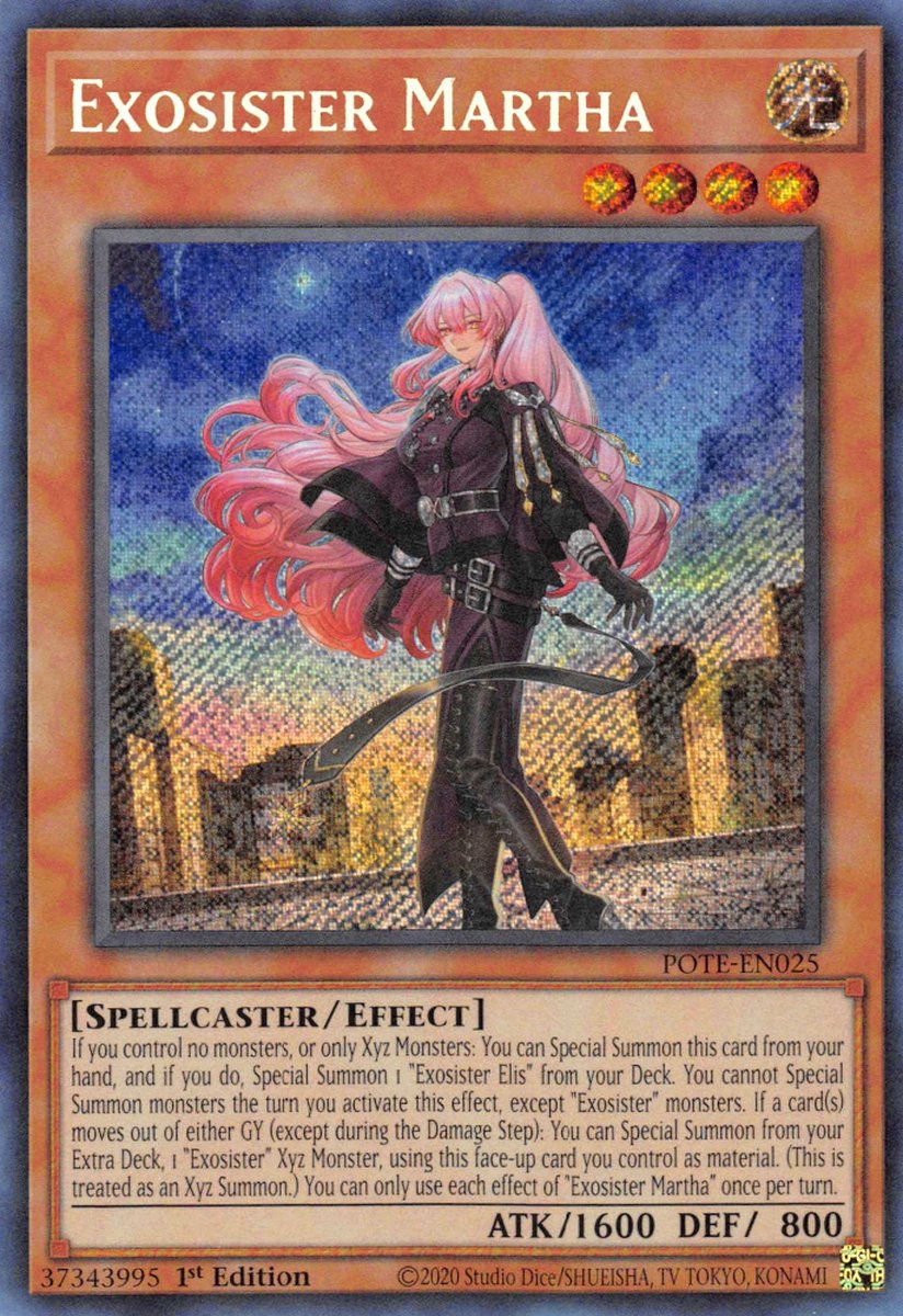 POTE-EN025 Exosister Martha Secret Rare