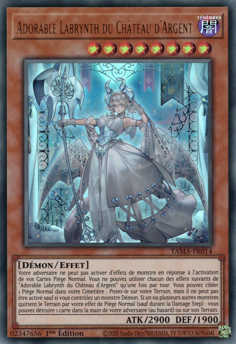 TAMA-FR014 Adorable Labrynth du Château d'Argent Ultra Rare