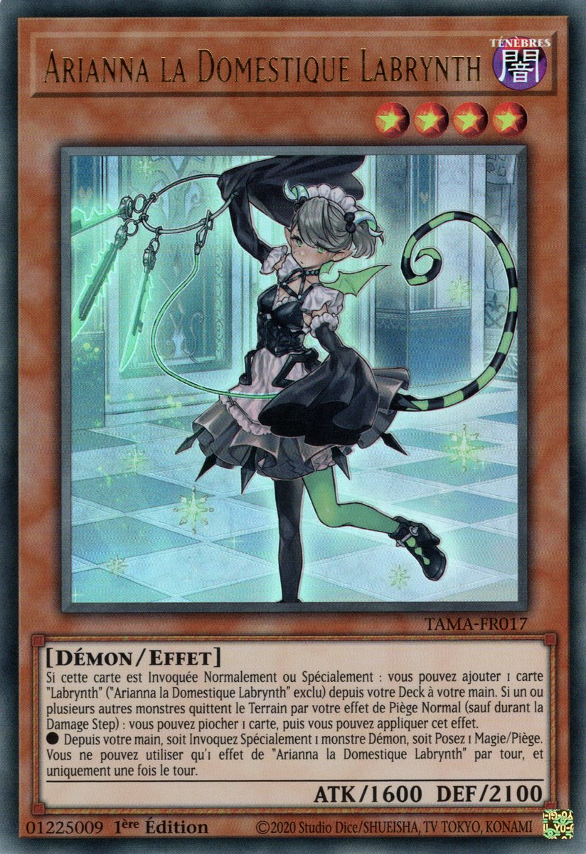 TAMA-FR017 Arianna la Domestique Labrynth Ultra Rare