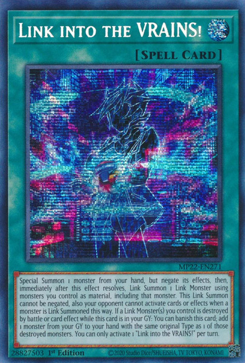 MP22-EN271 Link into the VRAINS! Prismatic Secret Rare