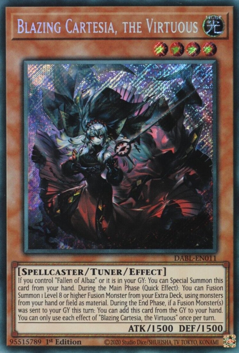 DABL-EN011 Blazing Cartesia, the Virtuous Secret Rare