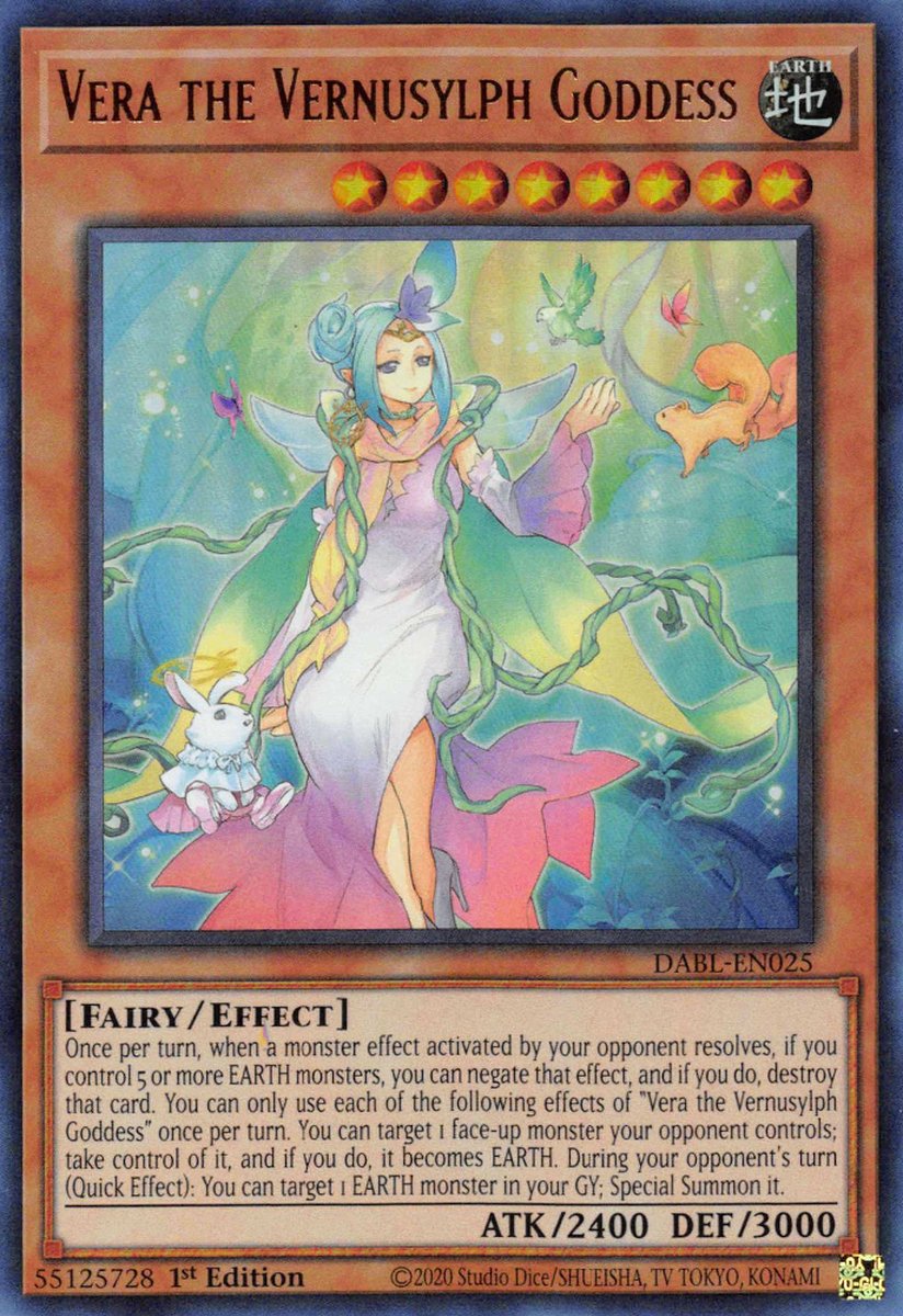 DABL-EN025 Vera the Vernusylph Goddess Ultra Rare