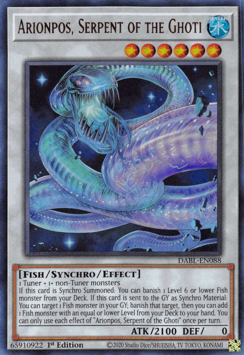 DABL-EN088 Arionpos, Serpent of the Ghoti Ultra Rare