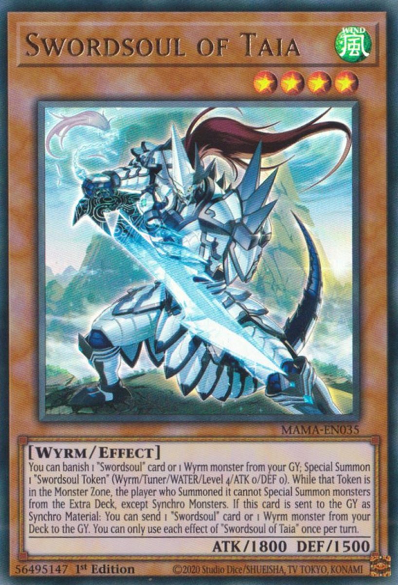 MAMA-EN035 Swordsoul of Taia Ultra Rare