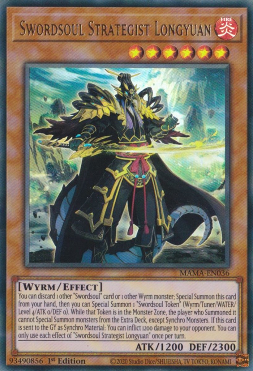 MAMA-EN036 Swordsoul Strategist Longyuan Ultra Rare