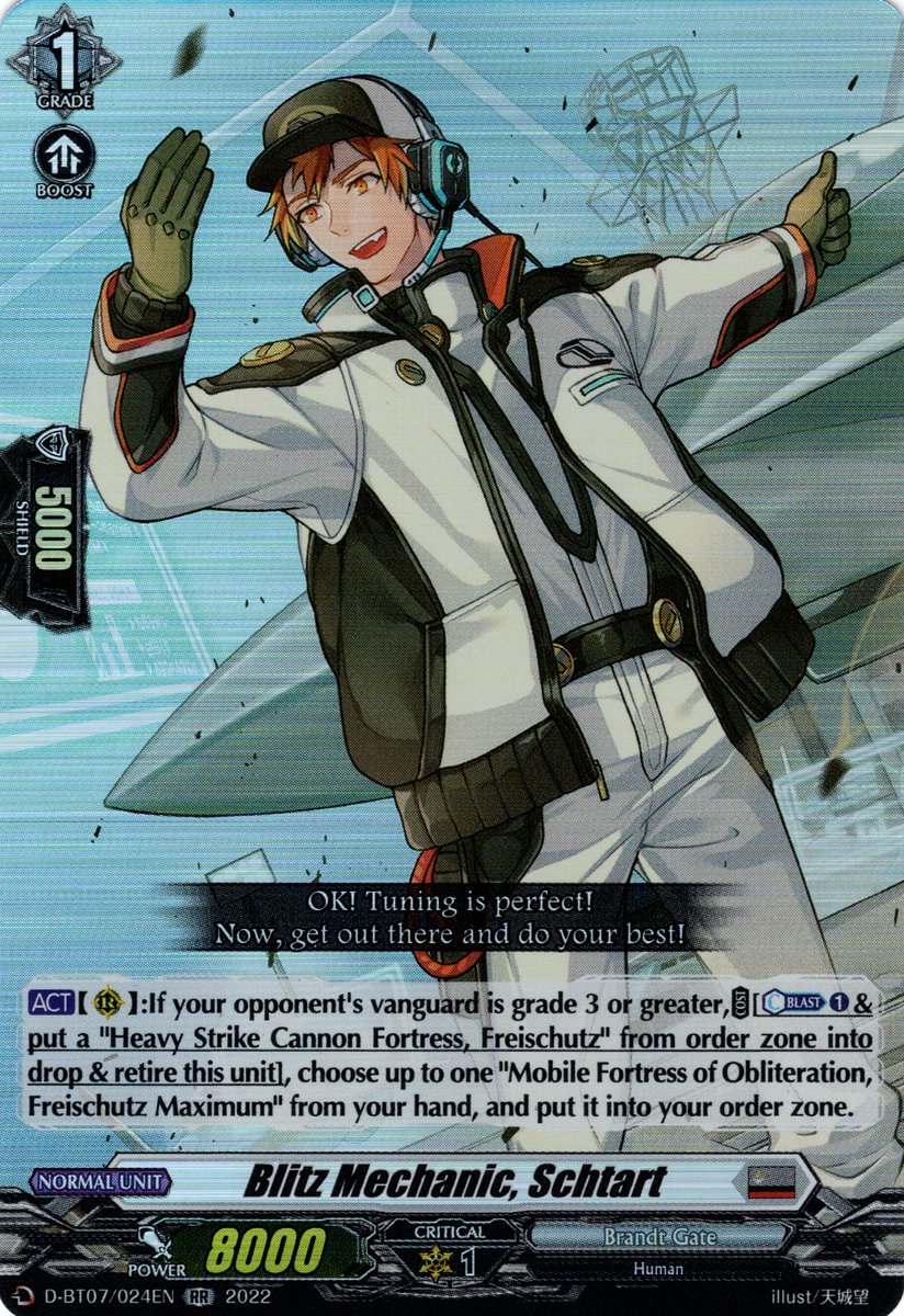 D-BT07/024EN Blitz Mechanic, Schtart Double Rare (RR)