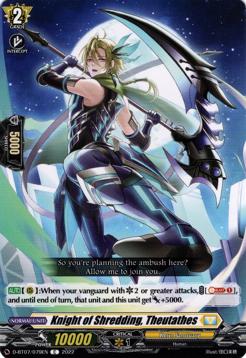 D-BT07/079EN Knight of Shredding, Theutathes Common (C)