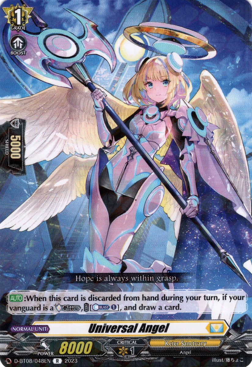 D-BT08/048EN Universal Angel Rare (R)