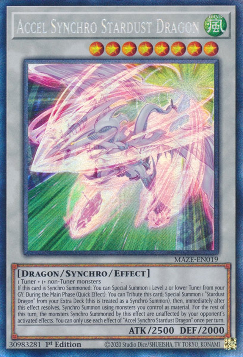 MP24-EN030 Accel Synchro Stardust Dragon - Yu-Gi-Oh