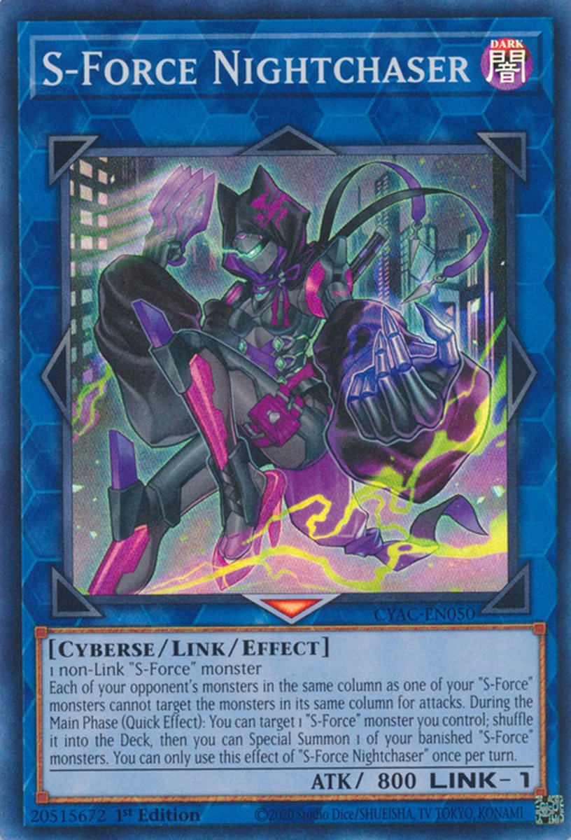 CYAC-EN050 S-Force Nightchaser Super Rare