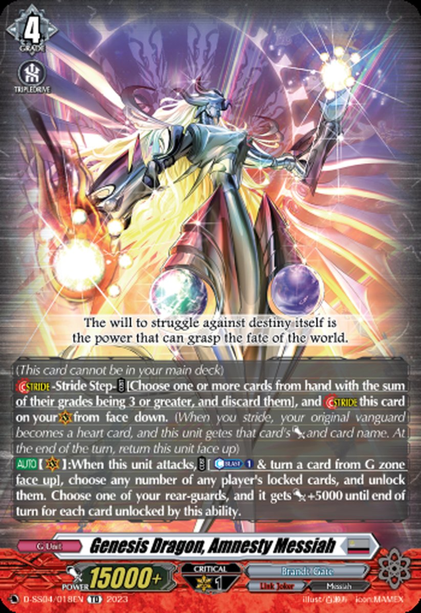 D-SS04/018EN Genesis Dragon, Amnesty Messiah Common (C)