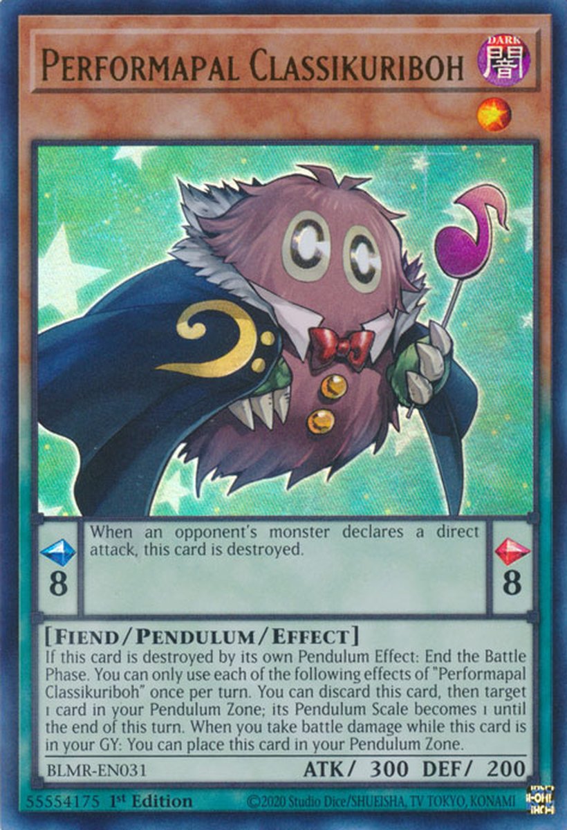 BLMR-EN031 Performapal Classikuriboh Ultra Rare