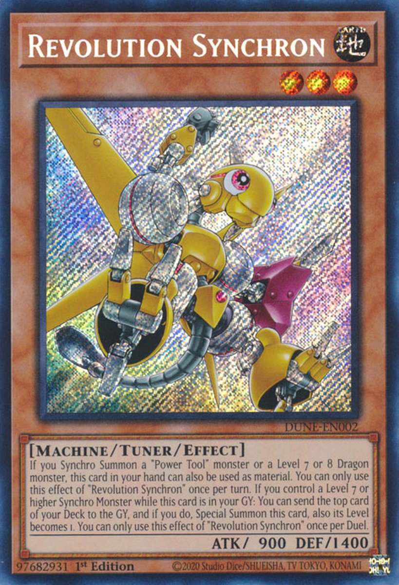 DUNE-EN002 Revolution Synchron Secret Rare