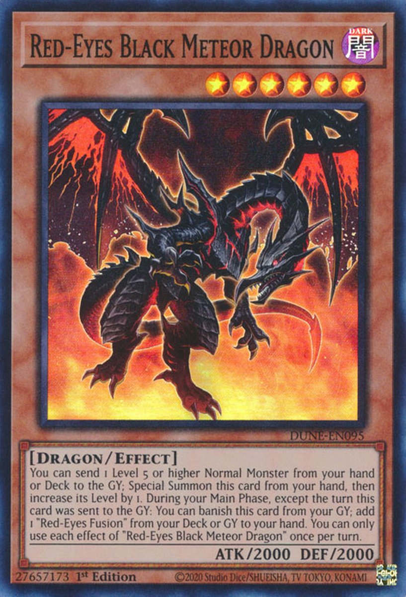 DUNE-EN095 Red-Eyes Black Meteor Dragon Super Rare