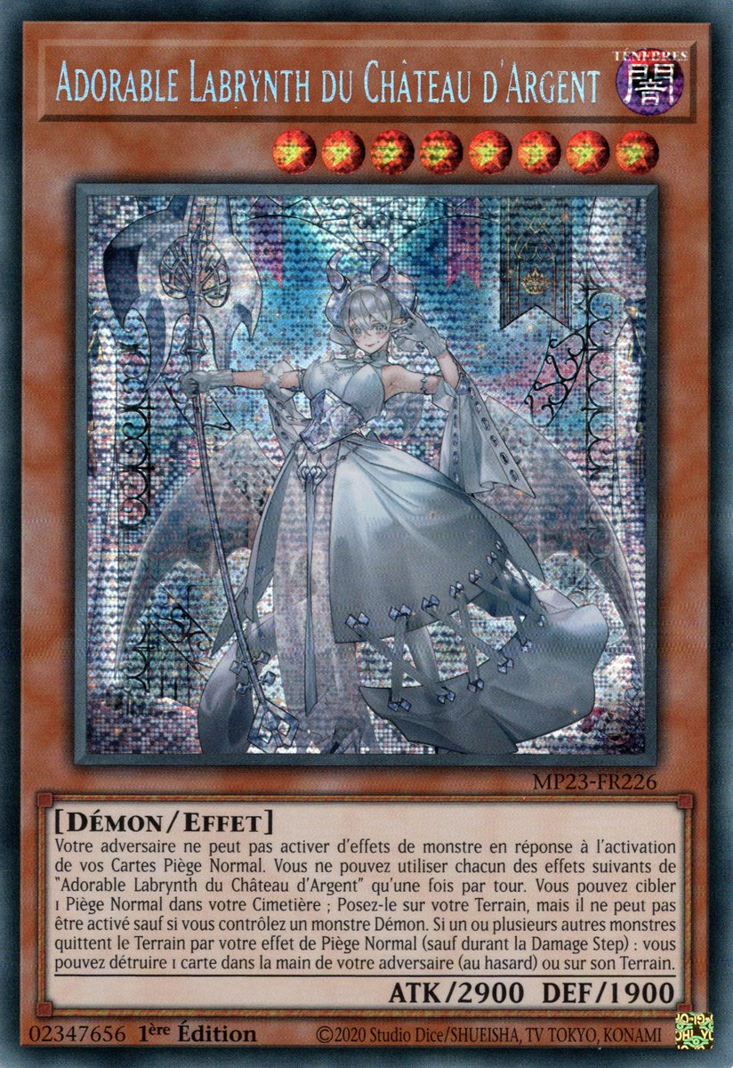 MP23-FR226 Adorable Labrynth du Château d'Argent Prismatic Secret Rare