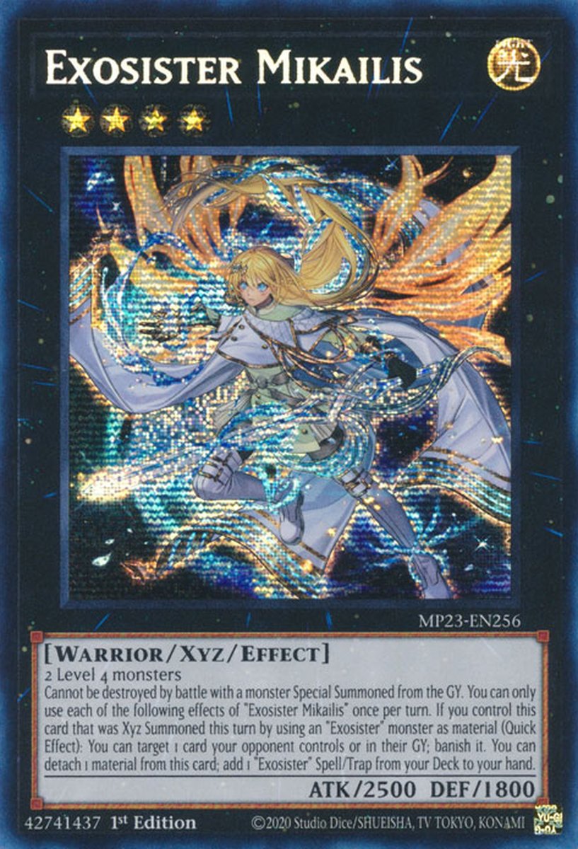 MP23-EN256 Exosister Mikailis Prismatic Secret Rare