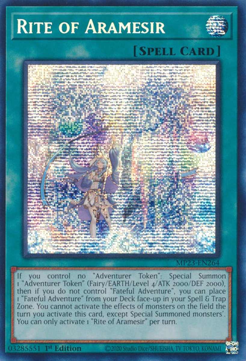 MP23-EN264 Rite of Aramesir Prismatic Secret Rare