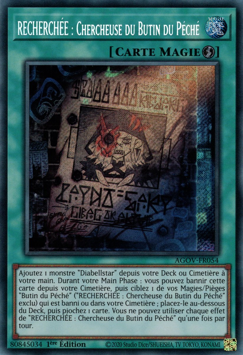 AGOV-FR054 RECHERCHÉE : Chercheuse du Butin du Péché Secret Rare