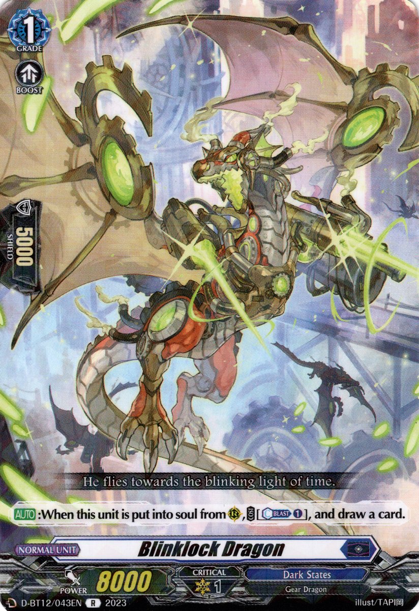 D-BT12/043EN Blinklock Dragon Rare (R)