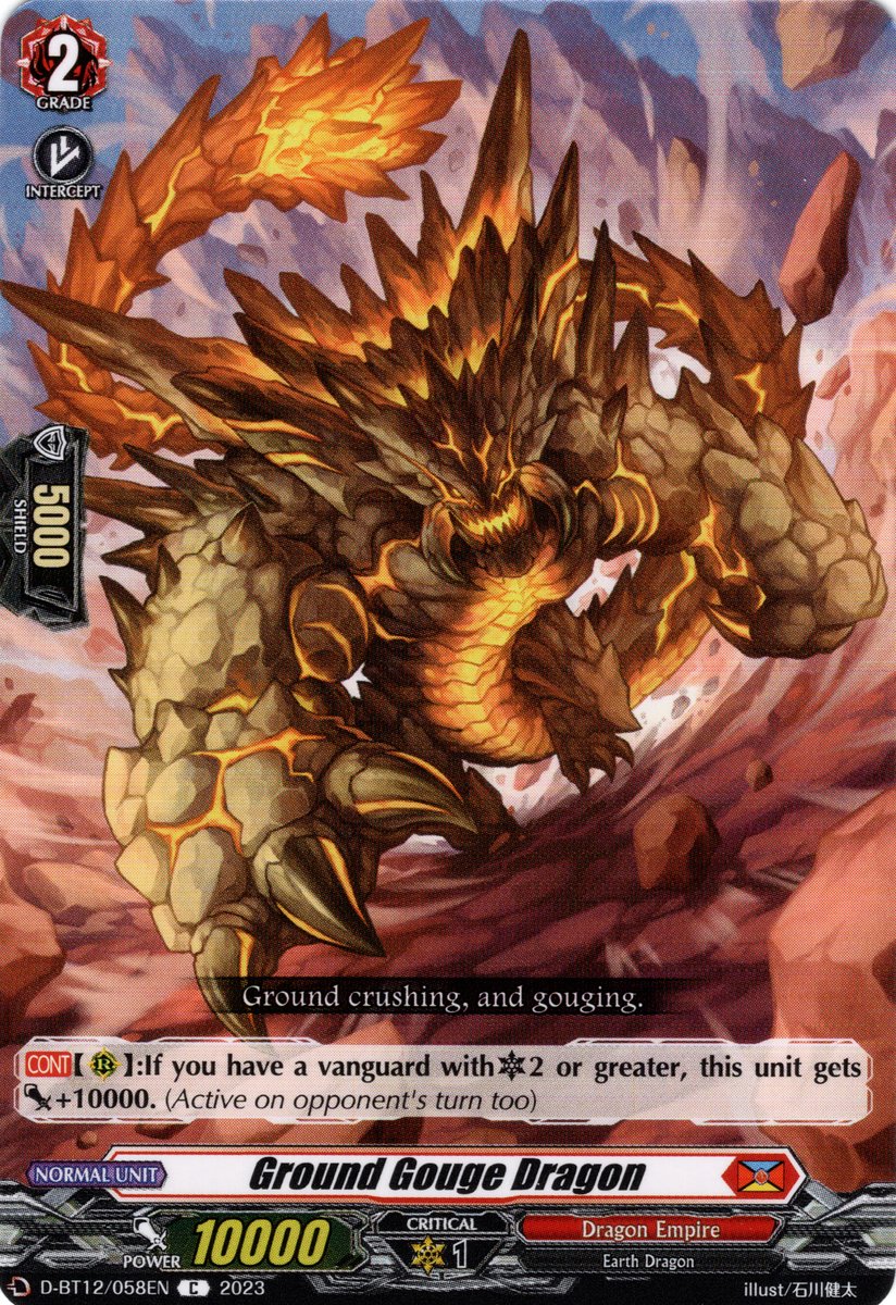 D-BT12/058EN Ground Gouge Dragon Common (C)