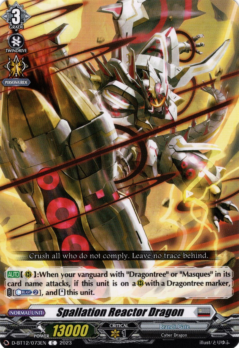 D-BT12/073EN Spallation Reactor Dragon Common (C)