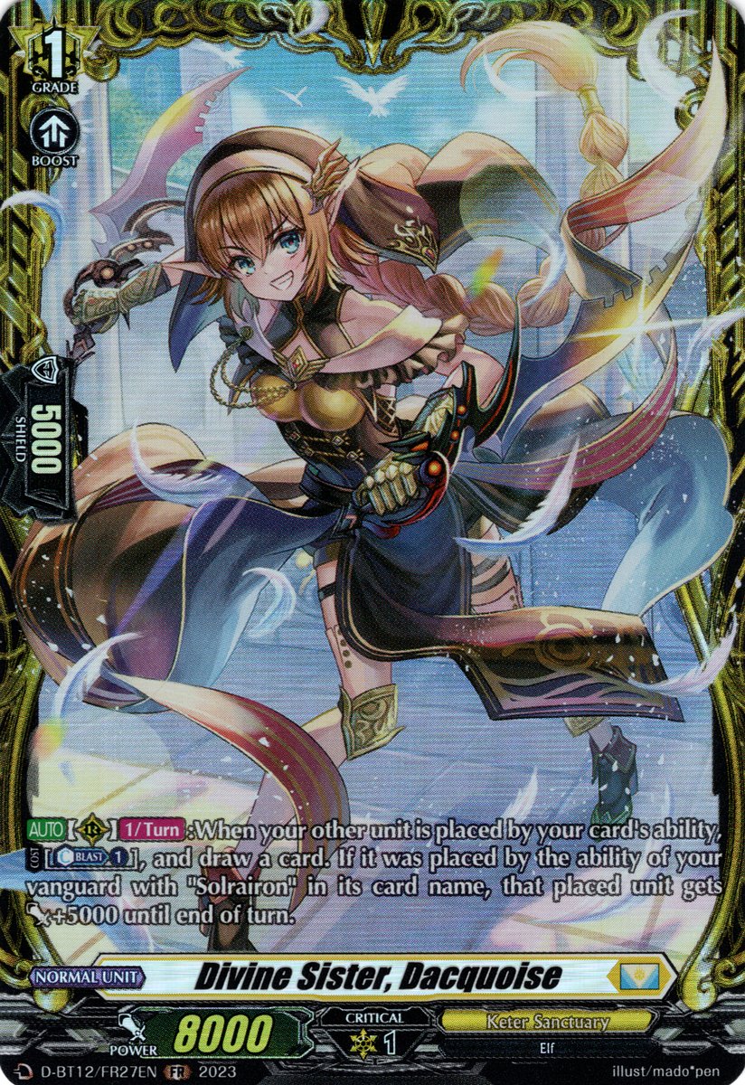 D-BT12/FR27EN Divine Sister, Dacquoise Frame Rare (FR)