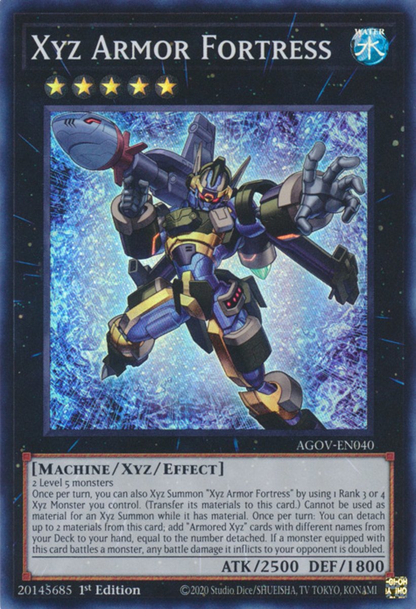 AGOV-EN040 Xyz Armor Fortress Super Rare