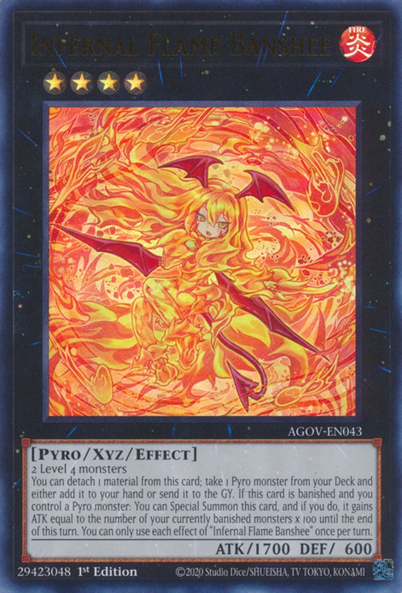 AGOV-EN043 Infernal Flame Banshee Ultra Rare