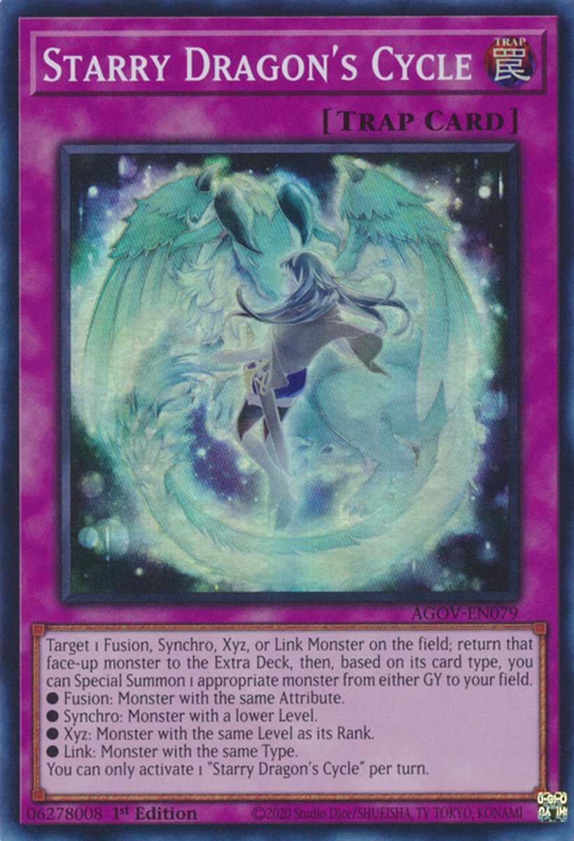 AGOV-EN079 Starry Dragon's Cycle Super Rare