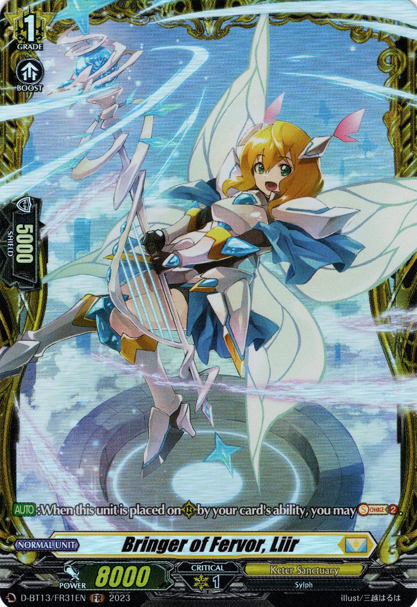 D-BT13/FR31EN Bringer of Fervor, Liir Frame Rare (FR)