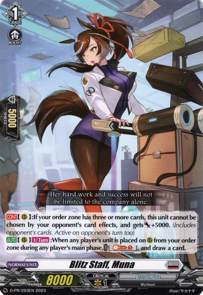 D-PR/293EN Blitz Staff, Muna Common (C)