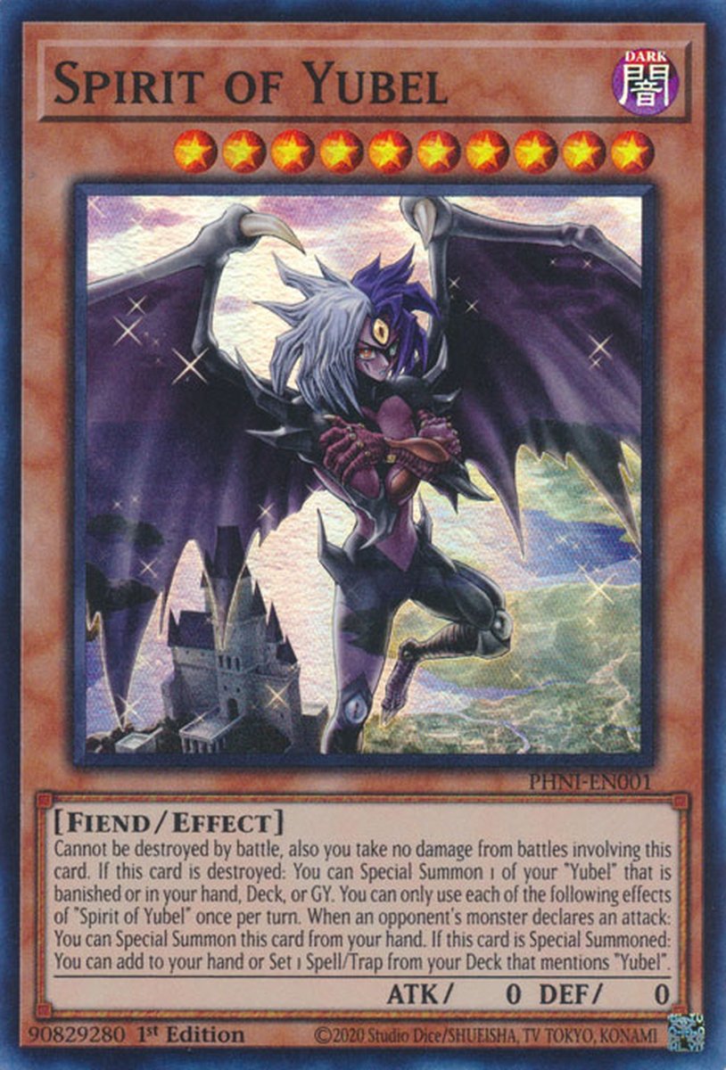 PHNI-EN001 Spirit of Yubel Super Rare