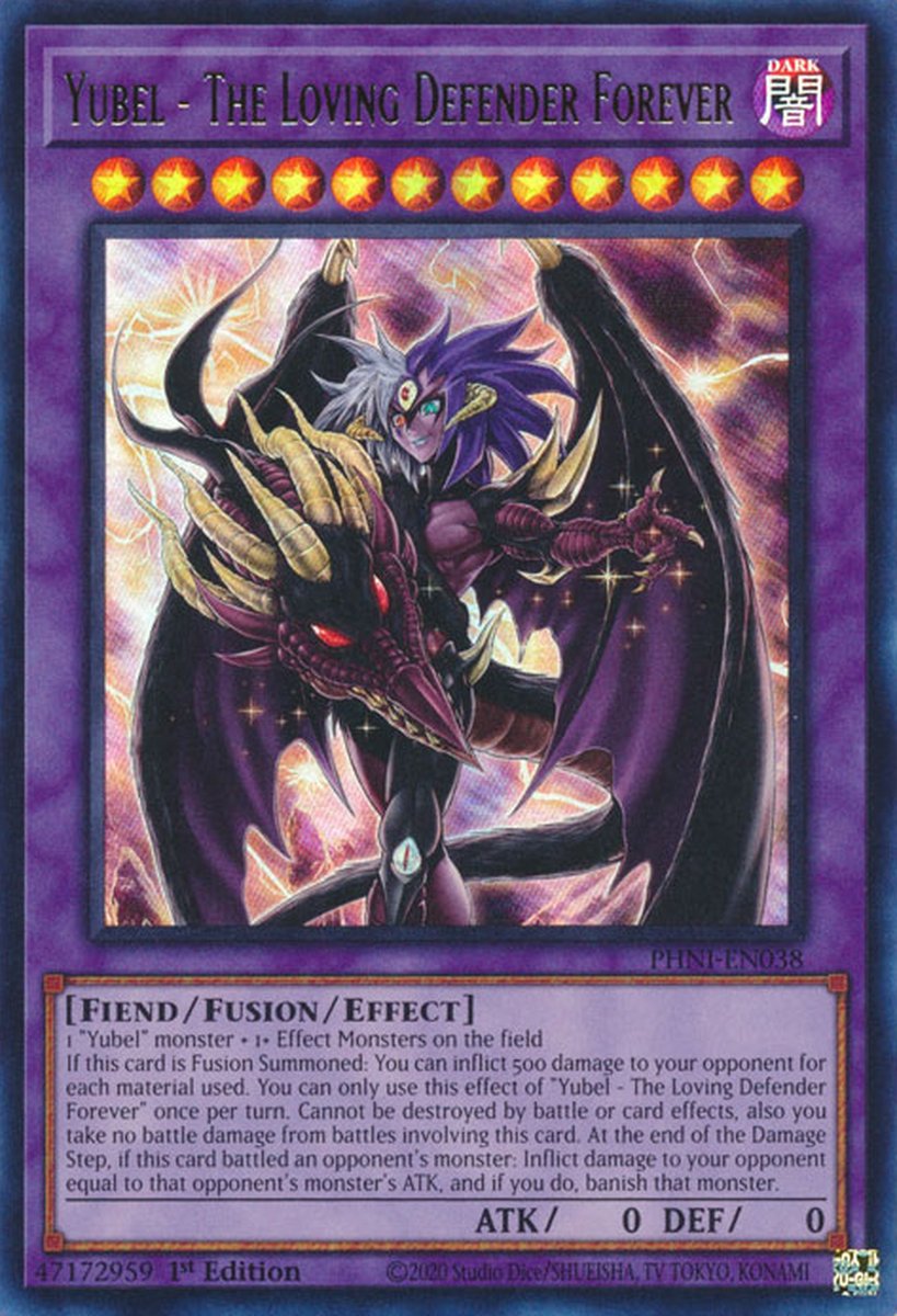 PHNI-EN038 Yubel - The Loving Defender Forever Ultra Rare